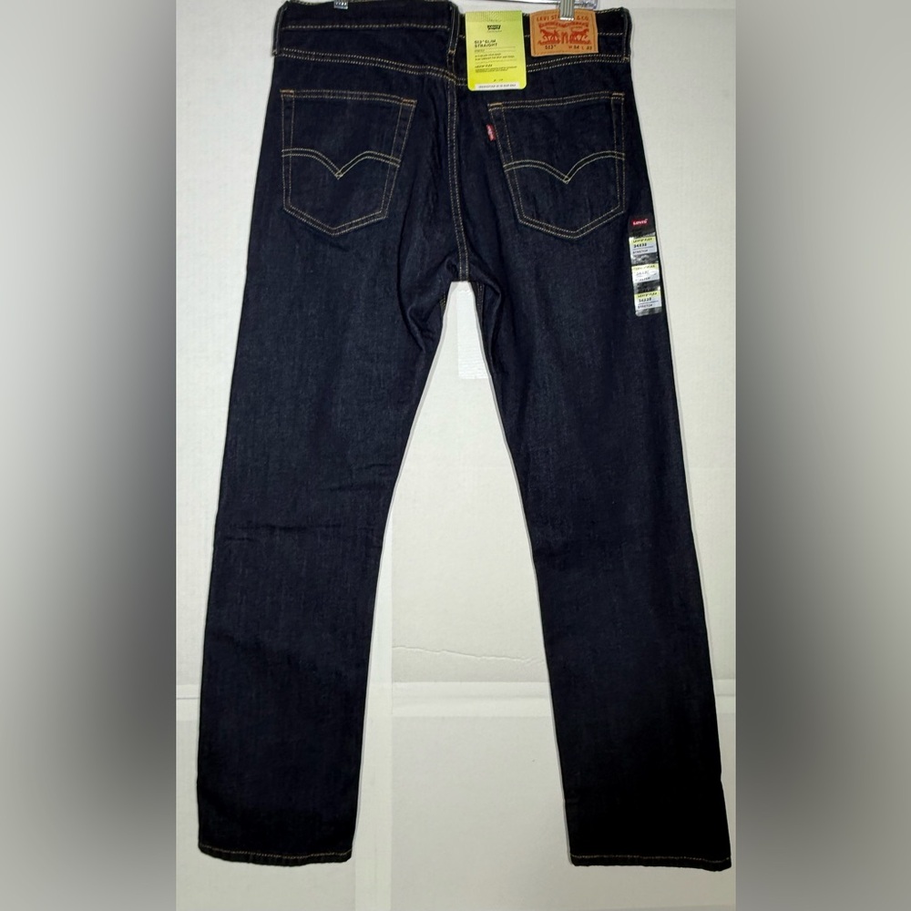 NWT Levi's Flex 513 Slim Fit Straight Leg Stretch Jeans Men's Size W34xL32 - Picture 7 of 13